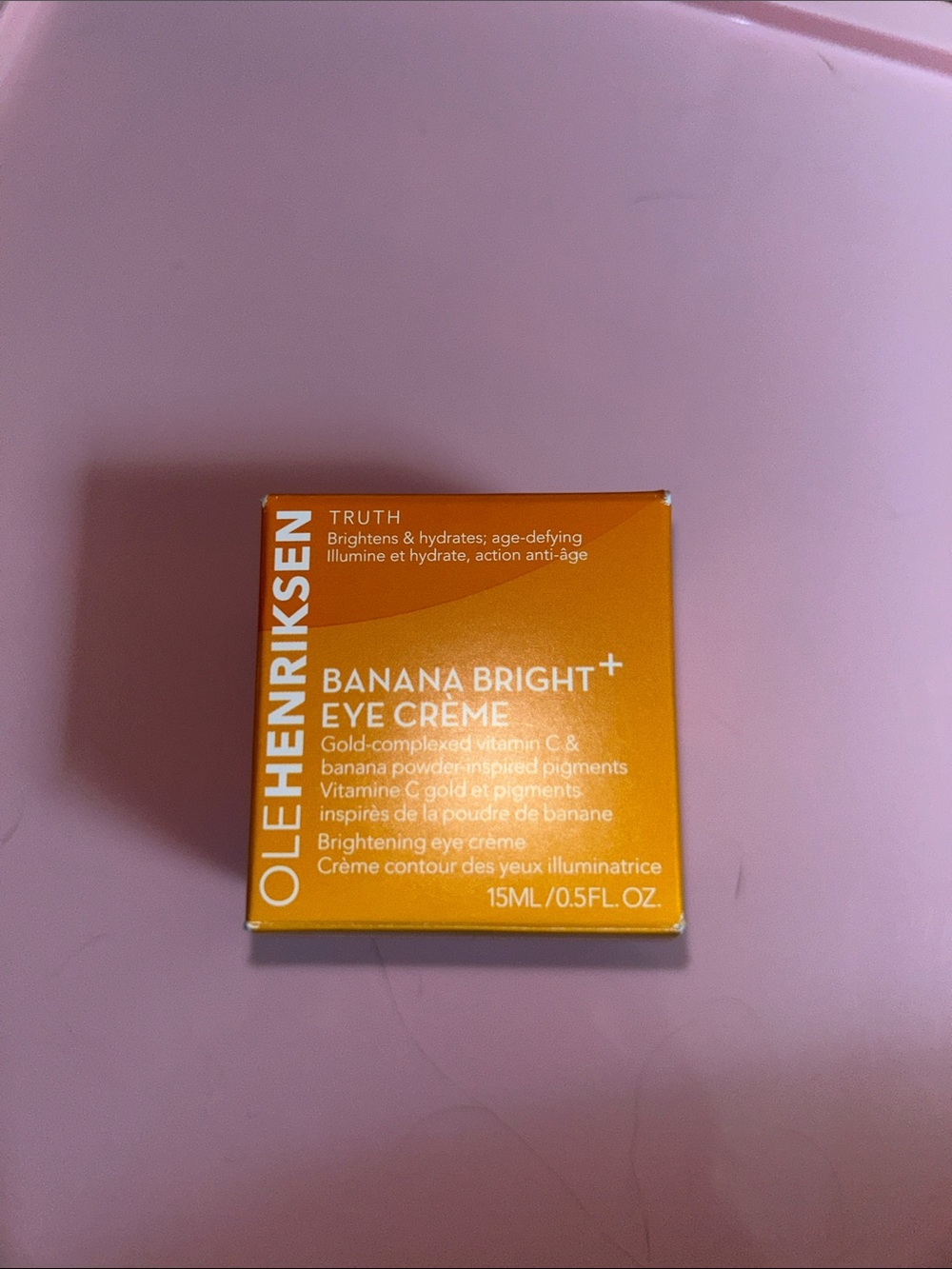 Ole Henriksen Banana Bright+ Eye Crème — Orange Jar Eye Cream